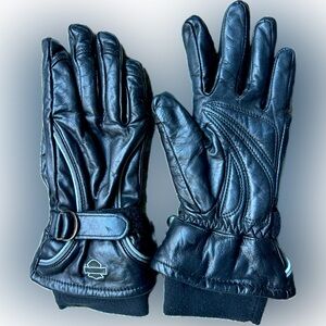 HD leather riding gloves.